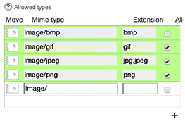 File types mimes extensions. Cook Joomla generator